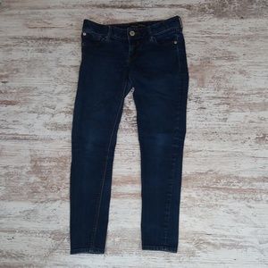 Express Legging Stella Low Rise Skinny Blue Jeans